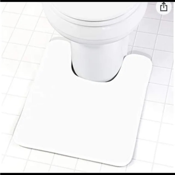 Genteele Contour Memory Foam Toilet Mat - Picture 1 of 2